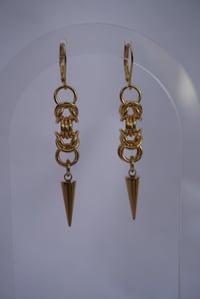 Image 1 of Zoe Hoops (Gold)