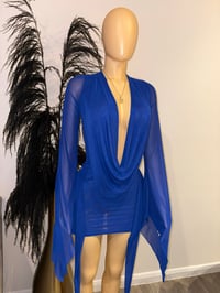 Image 1 of “Vixen” Dress- Deep Blue 