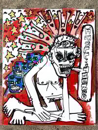 “ on fire      “ 16x20 inch  