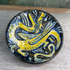 Yellow dragon saucer 