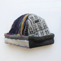 Image 1 of Upcycled Reversible Beanie Cotton Blend 28