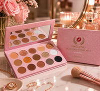 Image 1 of Princess Eyeshadow Palette With Pink Brushes Bundle 