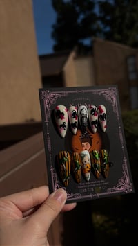 Image 3 of Kewpie Skeleton X Pumpkin Nails 