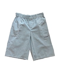 Image 1 of BLUE STRIPED JORTS