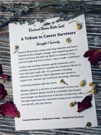 Image 2 of Resilient Bloom Bath Salt - Cancer Survivor Tribute