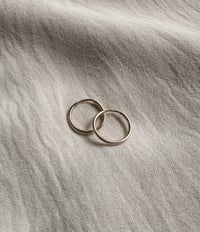Image 1 of Endless Gold Hoops