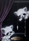Pendulum Ghost Kittens Art Print