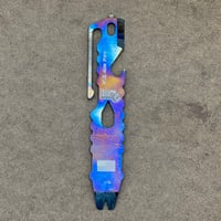 Image 4 of EDC Tool Co Titanium Flamed Prybar