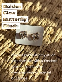 Image 3 of Butterfly Stud earrings 