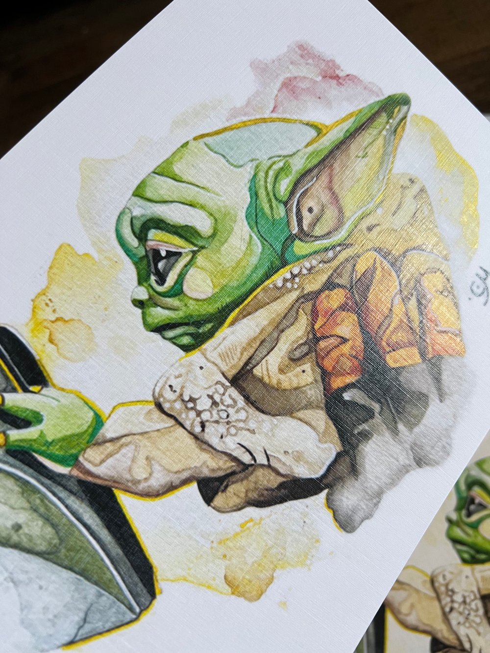 Mando and grogu print