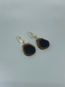 Image of Fur Seal and Walrus Ivory Earrings
