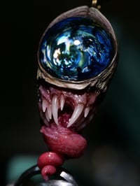 Image 6 of Alien Galaxy Eye, twisted tongue pendant, ooak