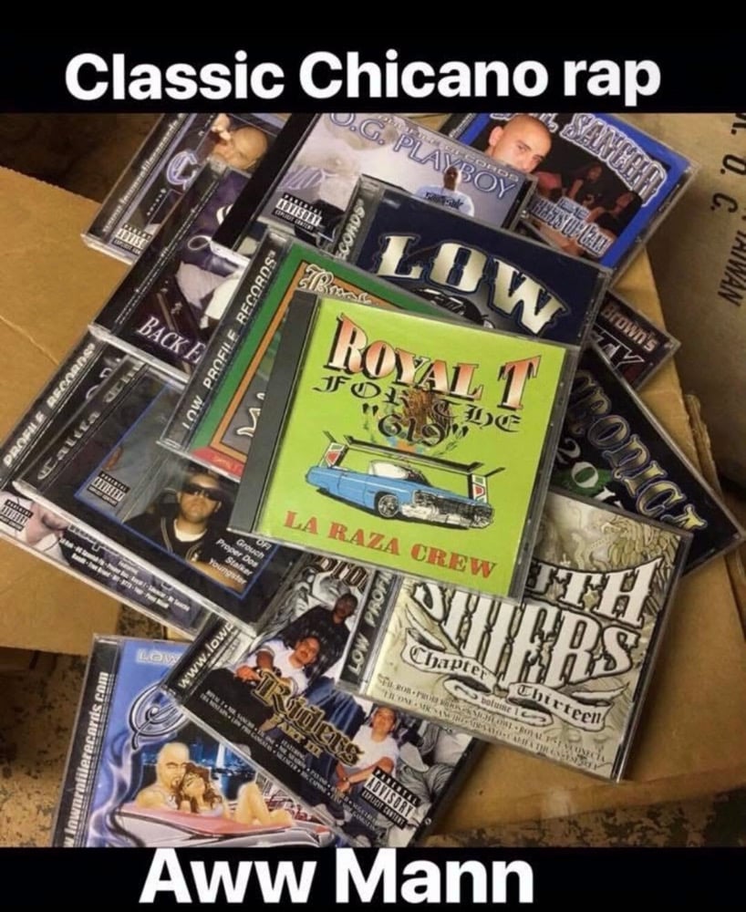 CHICANO RAP lowlowセレクトアルバム　非売品　CD-R 6枚 LOWPROFILE RECORDS — CD'S CHICANO RAP lowlowセレクトアルバム