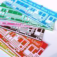 Image 6 of Chicago “L” Bumper Stickers