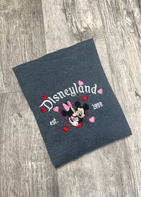 Image 2 of Dark Grey Disneyland Valentine Sweater