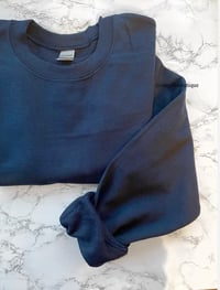 Image 1 of (KEYWORD DESIGN) NAVY BLUE CREWNECK 