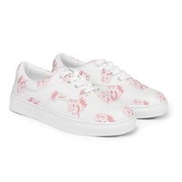 Image 1 of HEARTS <333 Women’s lace-up canvas shoes