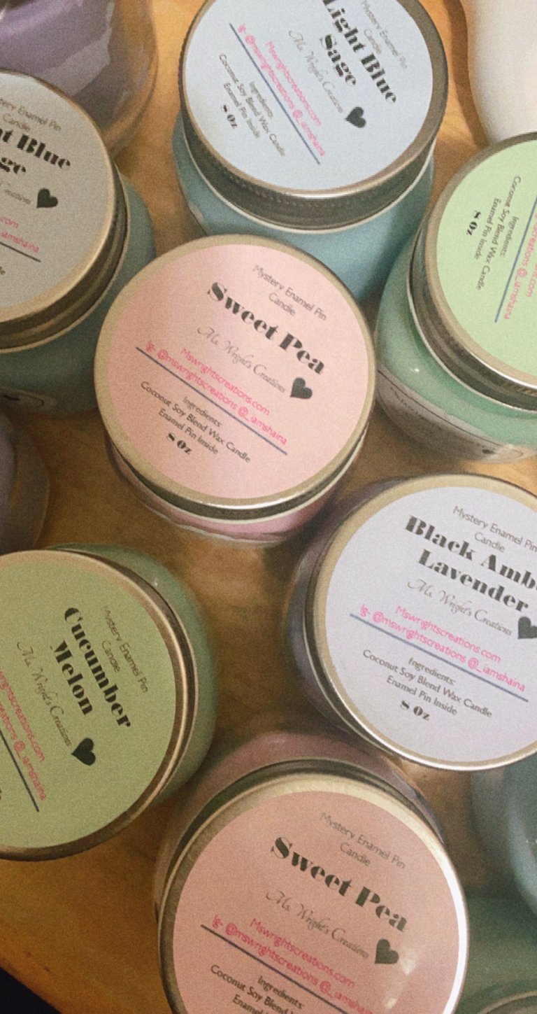 Mystery Enamel Pin Candles