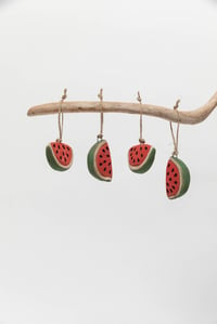 Image 1 of Red Watermelon Ornament