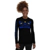 BOSSFITTED Black and Blue Women's Compression Shirt