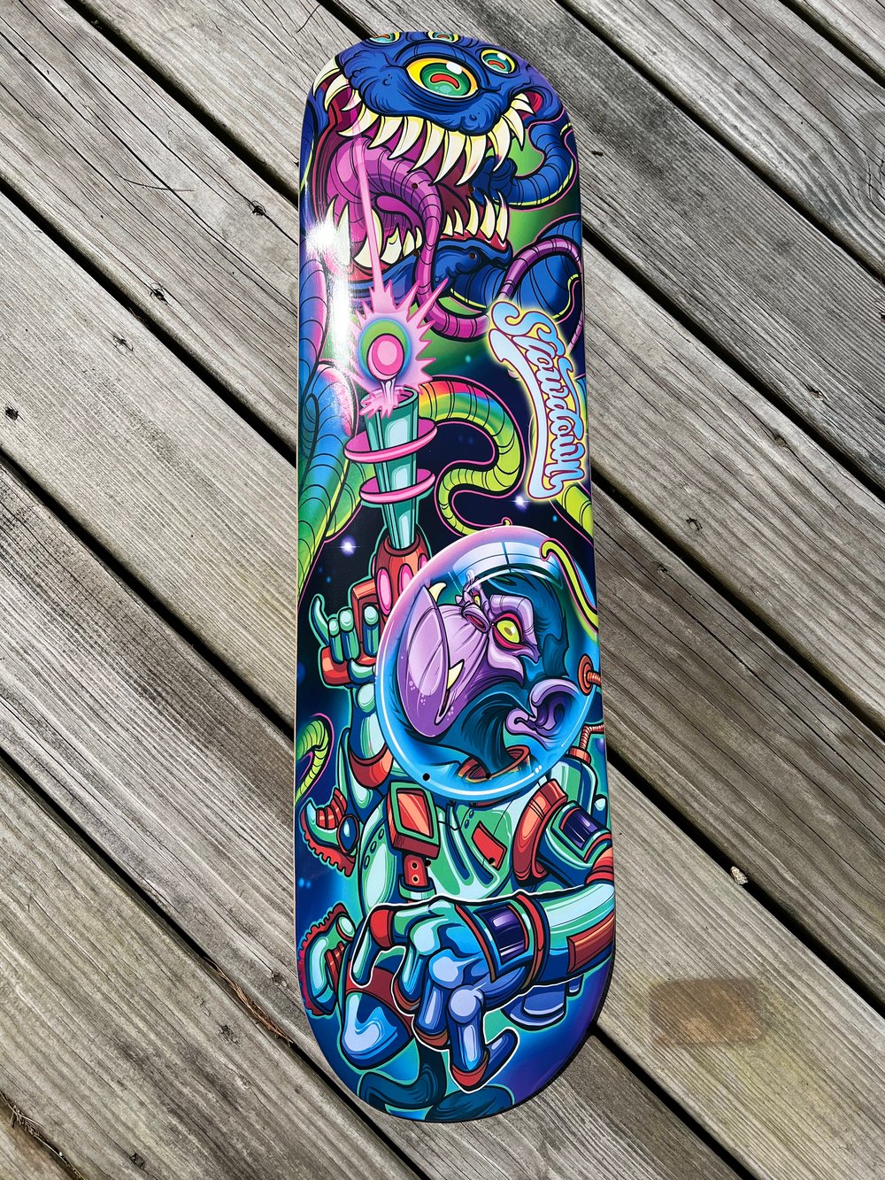 Slowdown Space Monkey Skatedeck