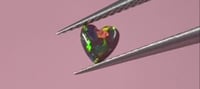 Image 4 of Opal Heart Tooth Gem | Opal Heart  | Opal Heart Tooth Charm 