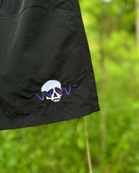 Image 2 of Black “Drug Thru The Mud” Swim Shorts