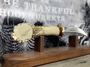 Image of Replica Handle Skinner Knife with Stand