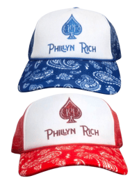 Image 1 of Phillyn Rich Bandana Trucker Hat