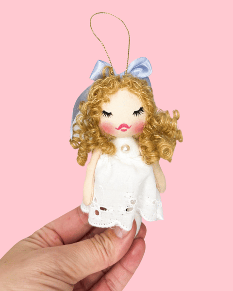Image of Clara Inspired Holiday Doll Ornament 