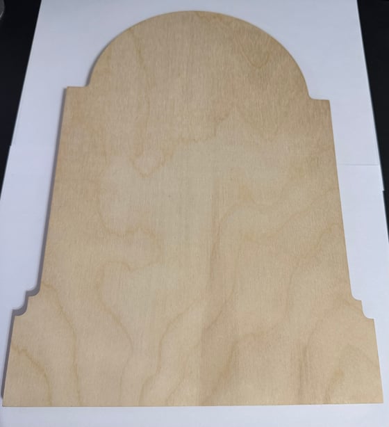 Image of Wood Headstone
