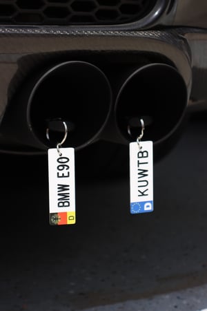 Image of  Euro Plate Chassis Keychains