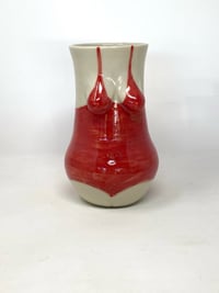Image 3 of Large Red Swimsuit Vase
