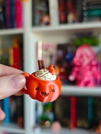 Image 3 of Clickers calabazas Halloween naranjas 