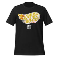 Image 1 of LOVE DC GOGO "HOT WHEELS" Black Unisex Tee