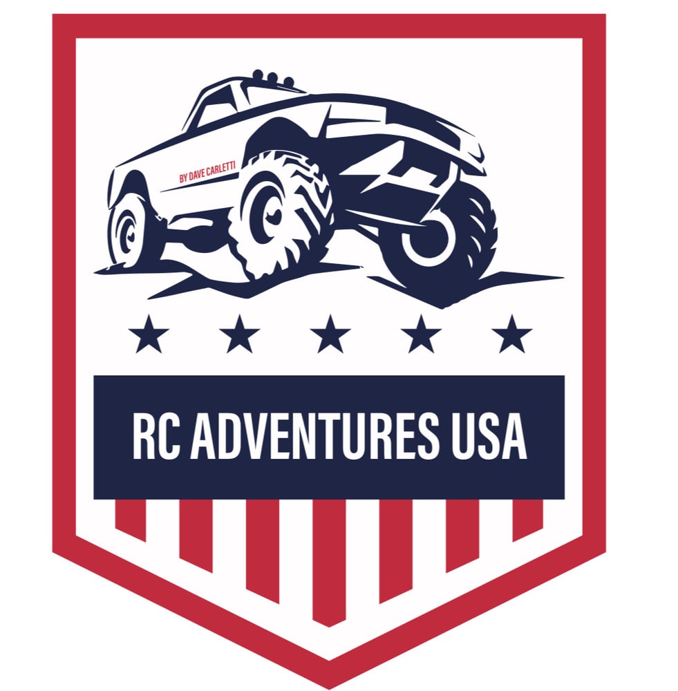 Image of 0.83” x 1” Small size Logo Sticker Rc Adventures USA 