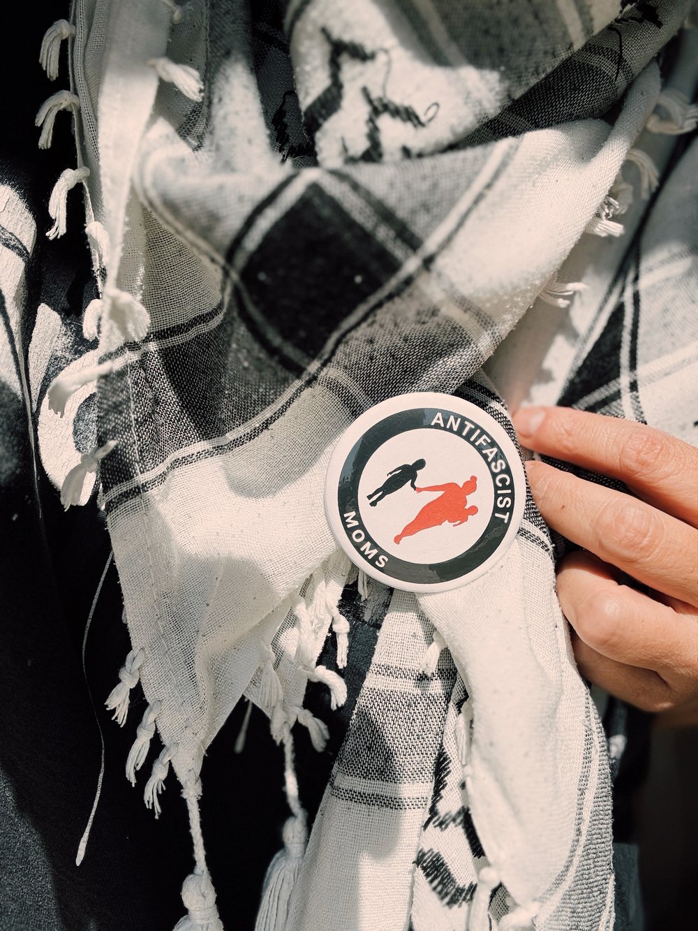 Image of 2.25 Antifascist Moms Pin 