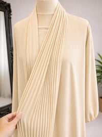 Image 2 of Layali Pleated Abaya 