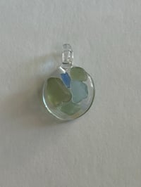 mini sea glass pendant #9