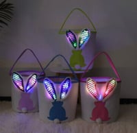 Image 1 of Flashing Easter baskets with names 