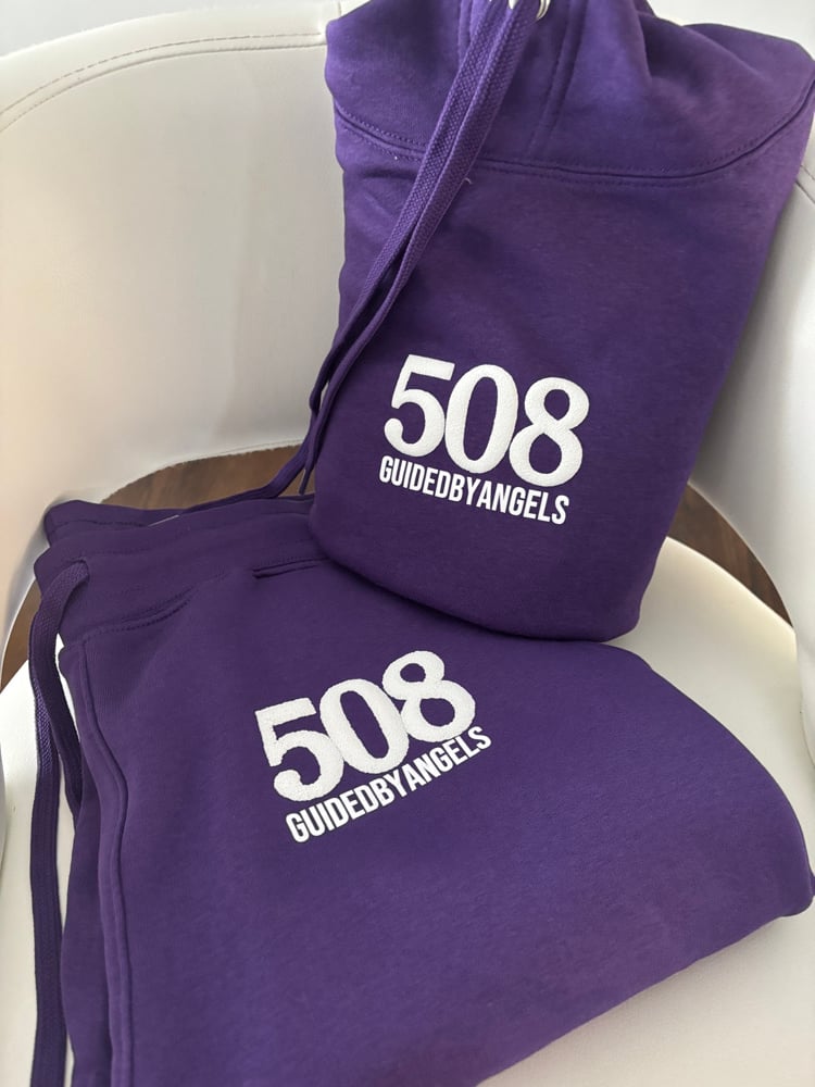 Image of 508 Guided By Angels Crop Top Sweatsuits