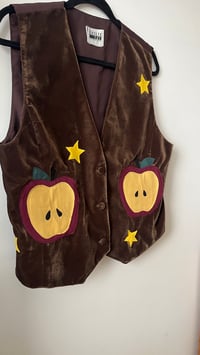Image 3 of M - brown apple vest 