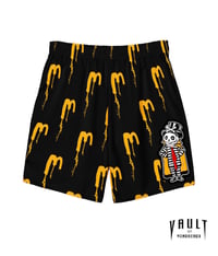 Image 1 of GUMBO BURGLAR All-Over Print Recycled Swim Trunks
