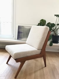 Image 5 of Fauteuil L velours côtelé