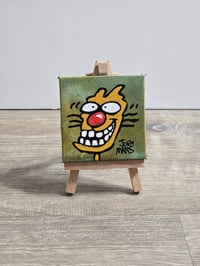 Image 2 of Spe 9 2.5x2.5 Inch Original Painting by Joey Mars 