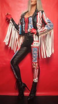 Image 6 of KISS PSYCHO CIRCUS FRINGED JACKET