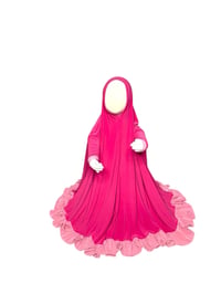 Image 2 of Two Tone Ruffled Overhead