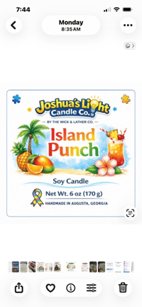 Image 3 of  Joshua light candle