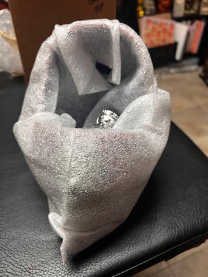 Image of Rare “Doom Muggy” Tiki Diablo/Tahiti Gil A.P. (Artist Proof) Test Glaze: Red/Grn/Blk