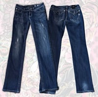 Image 2 of (30x42) “Miss me” distressed skinny jeans 